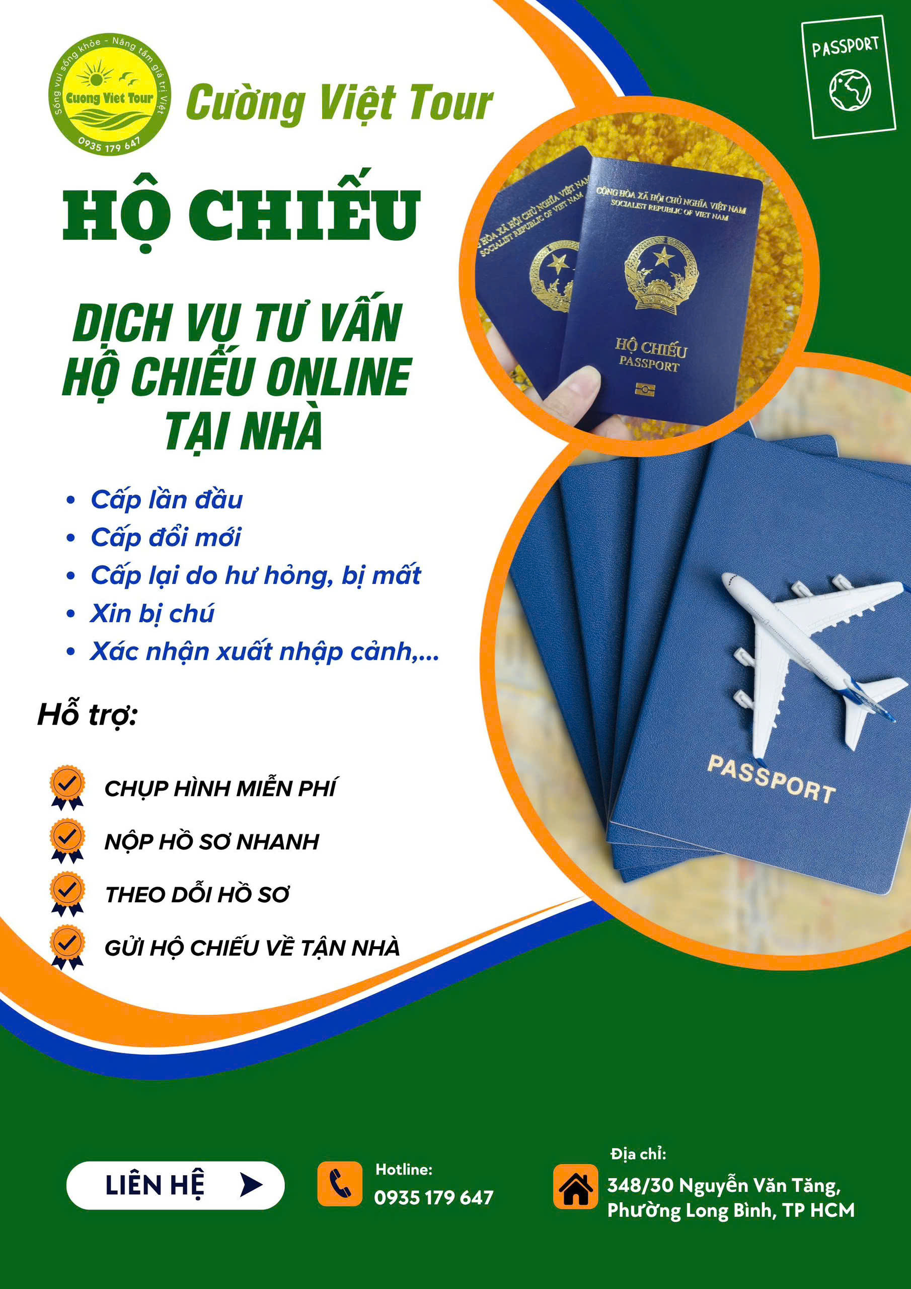 DỊCH VỤ LÀM HỘ CHIẾU - VISA TẠI NHÀ 